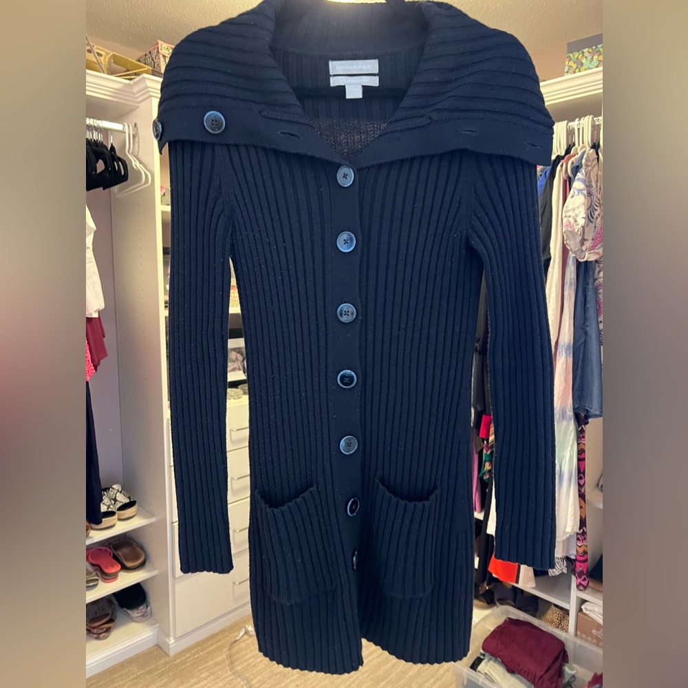 Banana Republic long sweater coat
